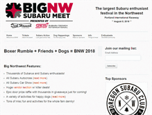 Tablet Screenshot of bignorthwest.com